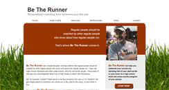 Desktop Screenshot of betherunner.com